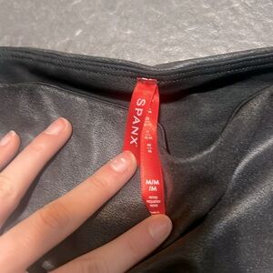 Spanx Leather leggings